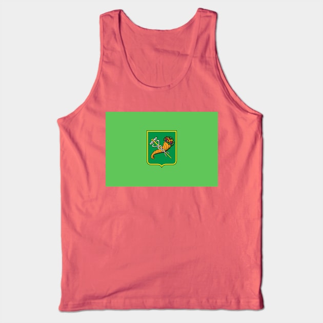 Flag of Kharkiv, Ukraine Tank Top by brigadeiro